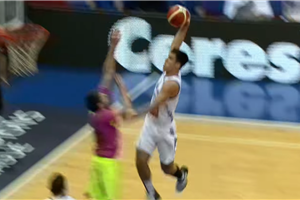 Nik Slavica serves up contender for dunk of the season!