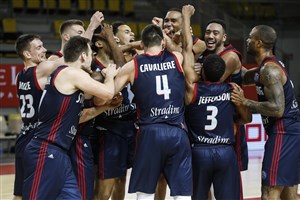 strasbourg's team celebrate their victory