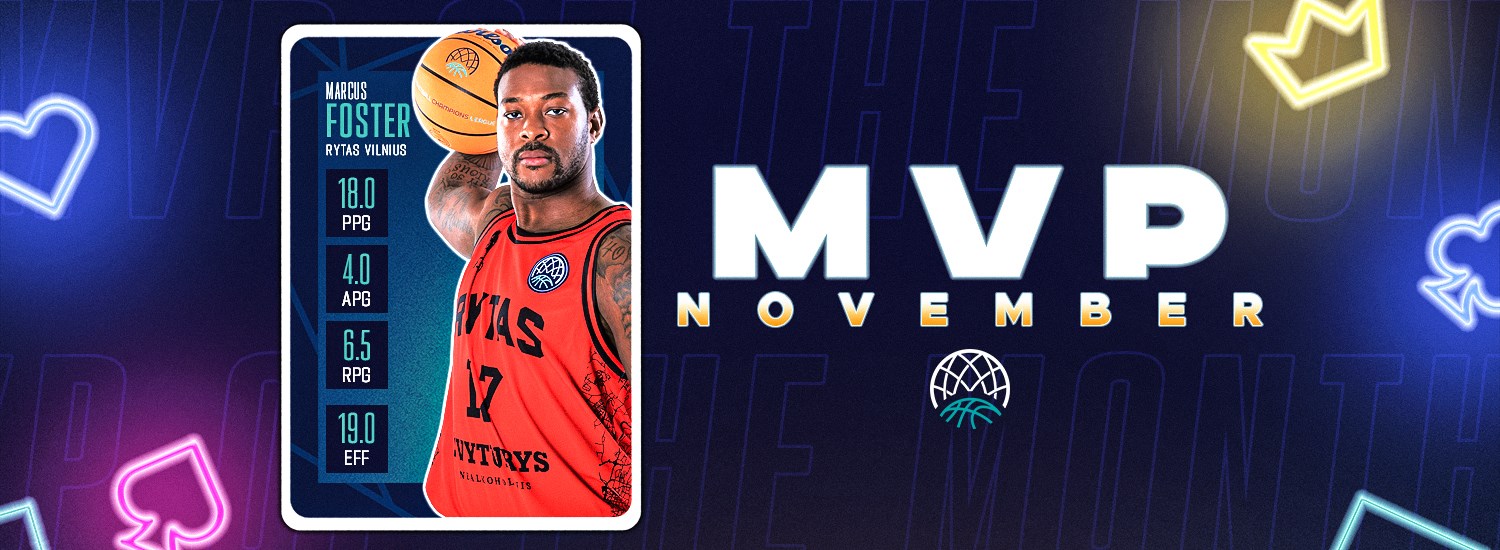 It's the most Vilnius time of the year: Foster is MVP of November